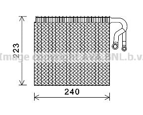 AVA QUALITY COOLING Испаритель, кондиционер BWV403